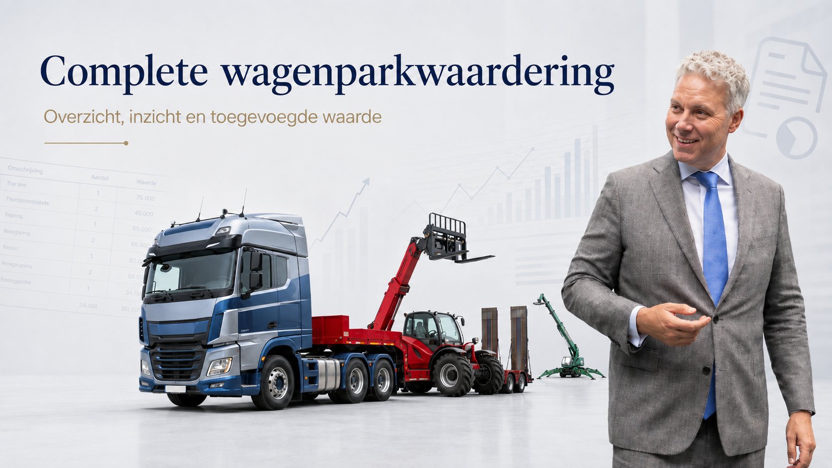 Consolidatie, overnames en financiering: wat is uw complete wagen- en machinepark werkelijk waard?